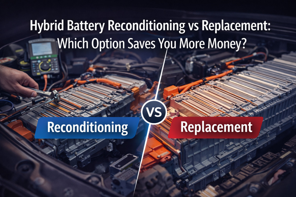 hybrid battery reconditioning vs replacement