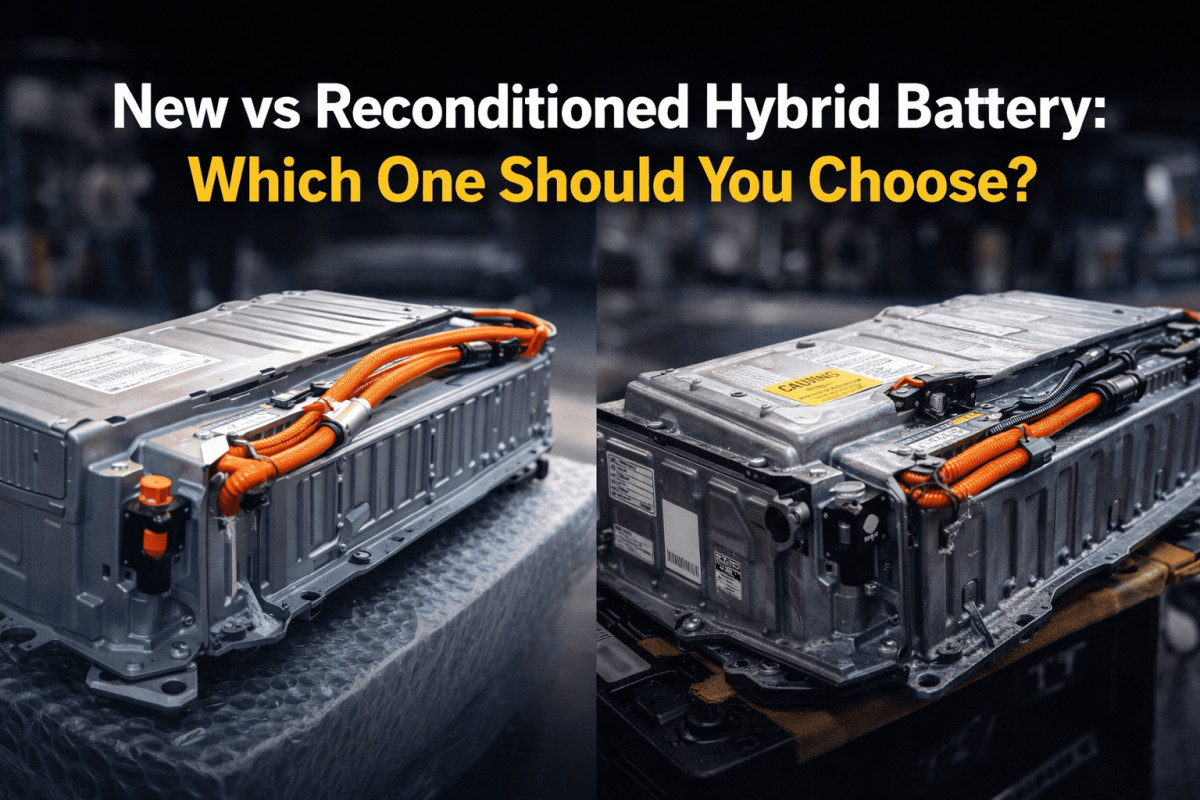 new vs reconditioned hybrid battery