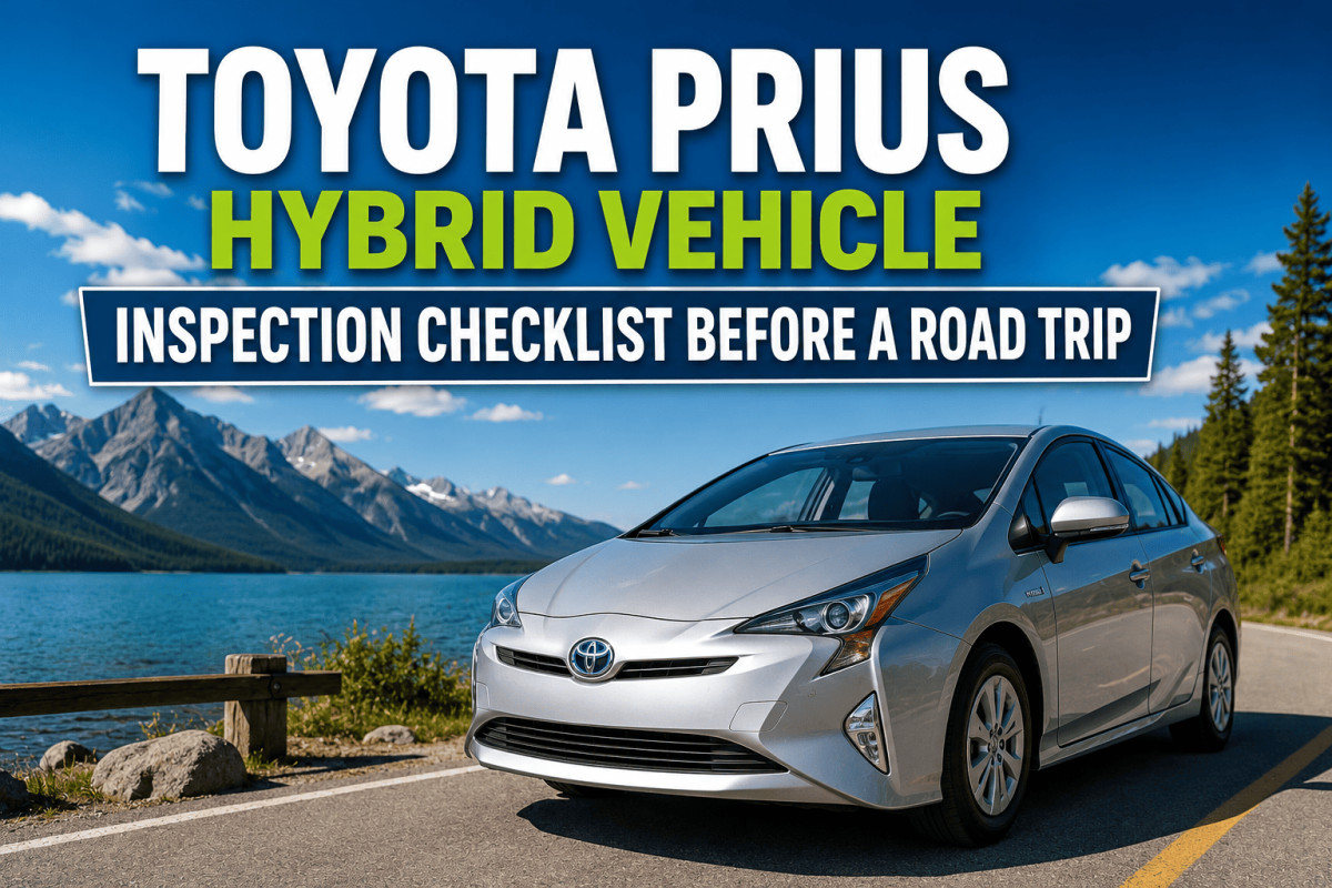 toyota prius inspection checklist