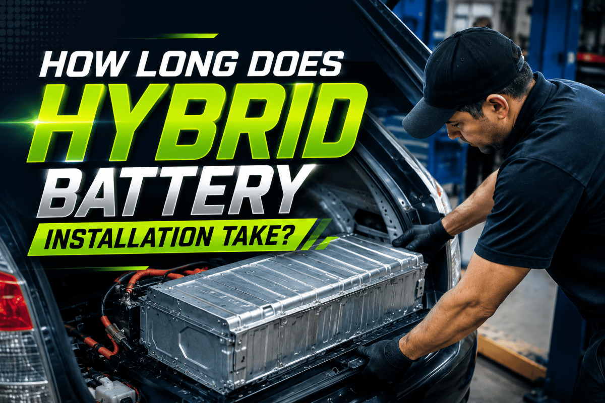 hybrid battery installation