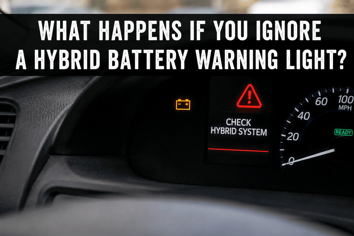 hybrid battery warning light
