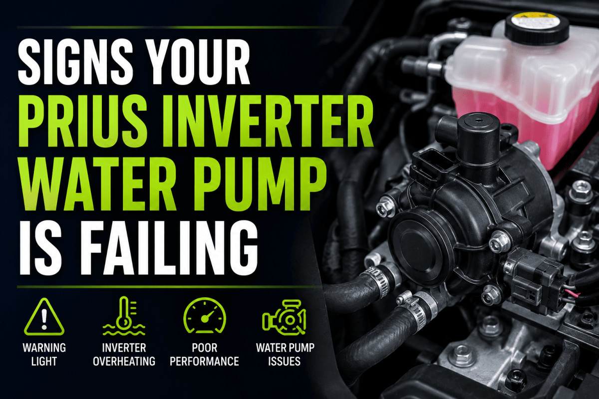 prius inverter water pump symptoms