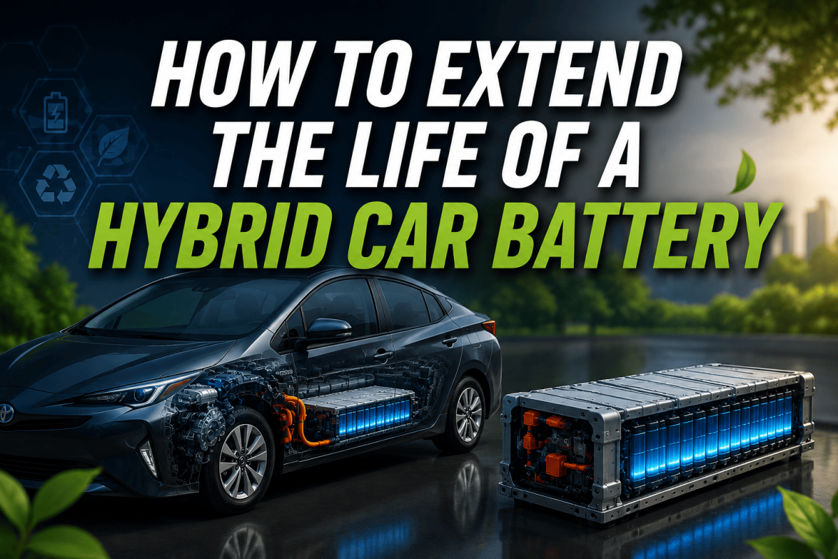 how to extend the life of a hybrid car battery​