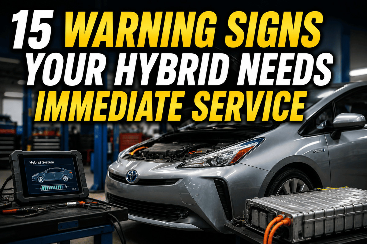 warning signs your hybrid needs immediate service
